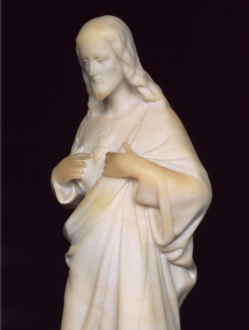 Imagen del Sagrado Corazón perteneciente a Doña Lucilia